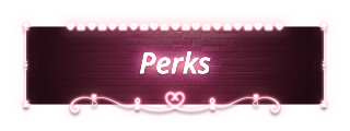 Perks Panel from Neon Valentine Panels Theme.